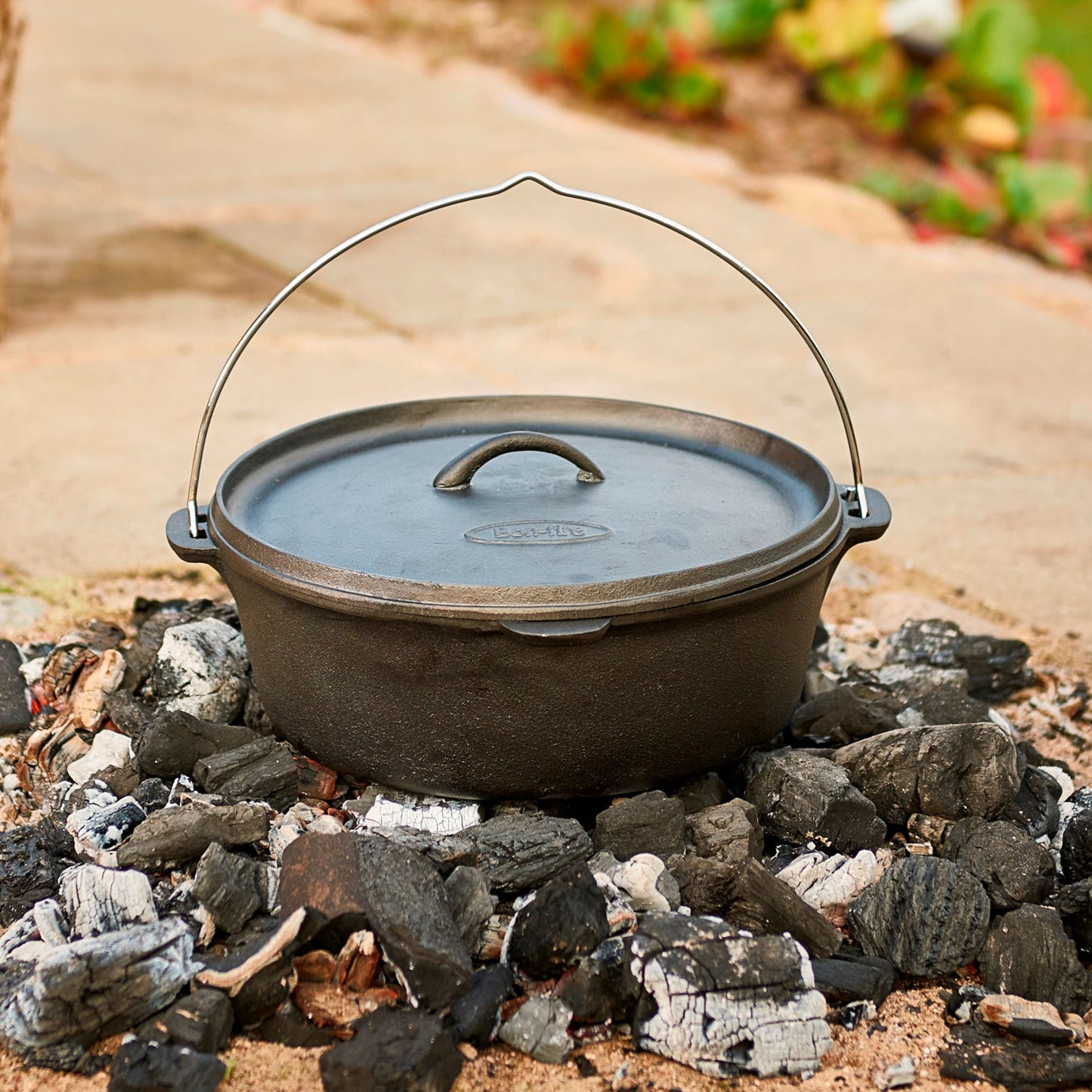 BON-FIRE | DUTCH OVEN MET POOTJES | GIETIJZER | 7,6L